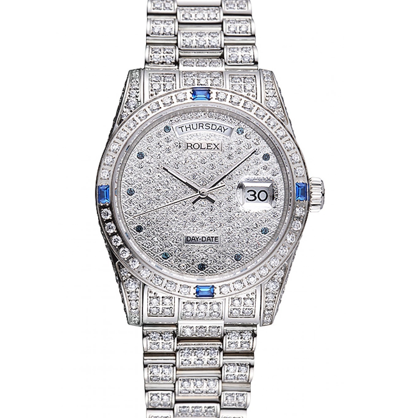 Swiss Rolex 621613 Day-Date Diamonds-srl183 0531